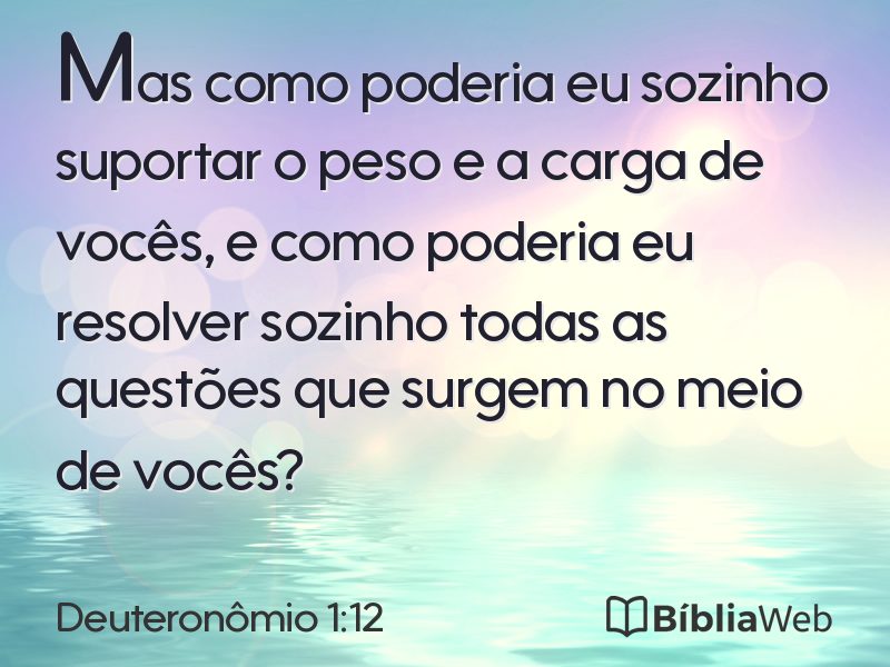 Deuteronômio 1:12 em imagem para compartilhar