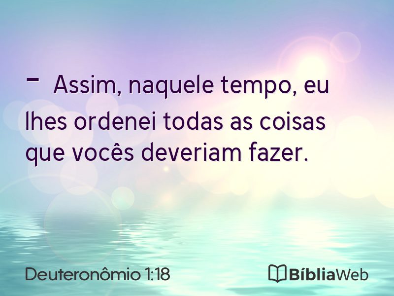 Deuteronômio 1:18 em imagem para compartilhar