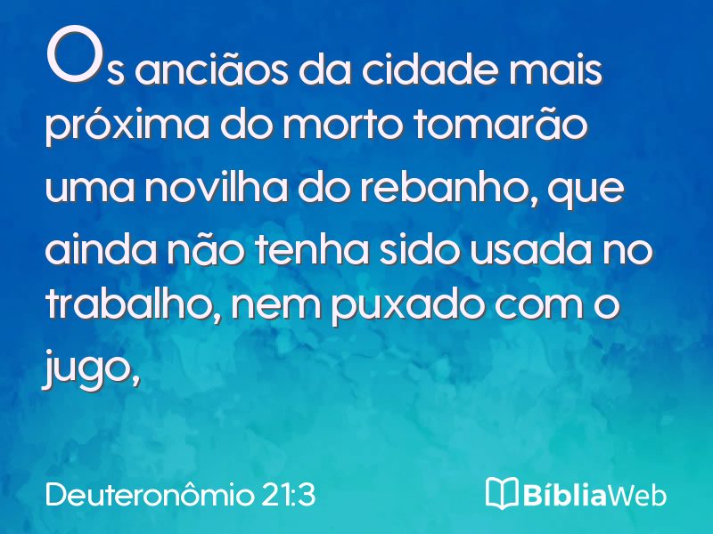 Deuteronômio 21:3 em imagem para compartilhar