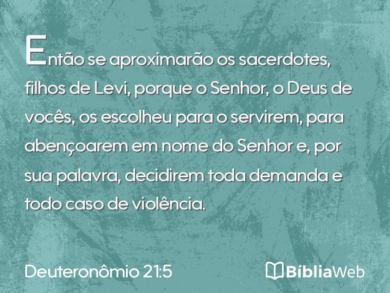 Deuteronômio 21:5 em imagem para compartilhar