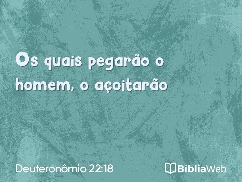 Deuteronômio 22:18 em imagem para compartilhar