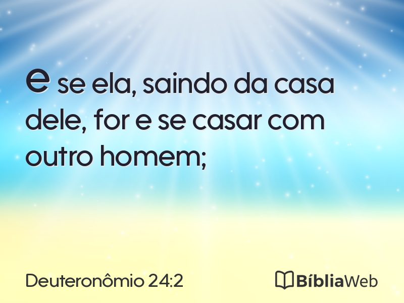 Deuteronômio 24:2 em imagem para compartilhar