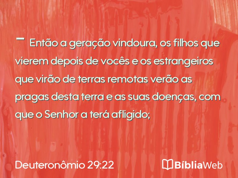 Deuteronômio 29:22 em imagem para compartilhar