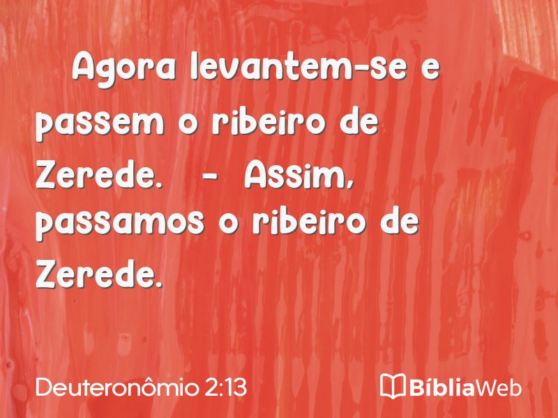 Deuteronômio 2:13 em imagem para compartilhar