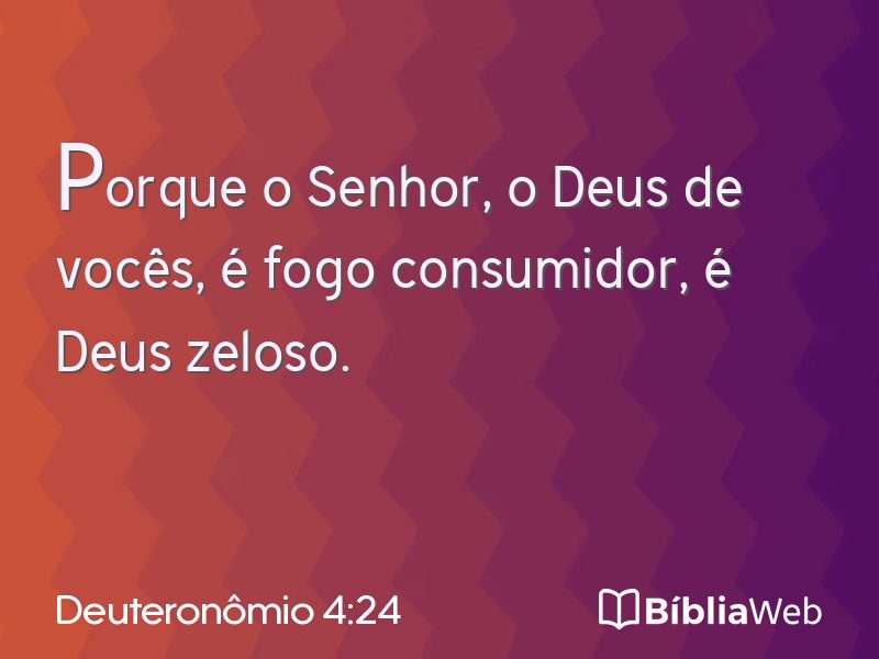 Deuteronômio 4:24 em imagem para compartilhar