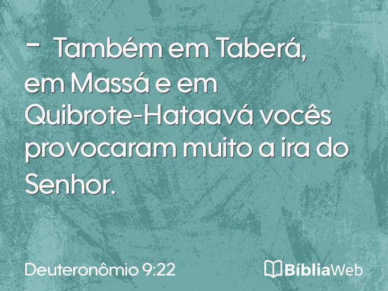 Deuteronômio 9:22 em imagem para compartilhar