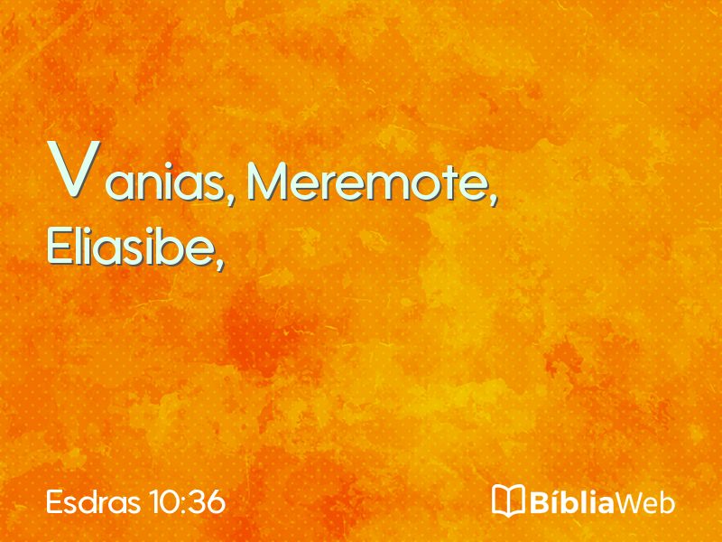Esdras 10:36 em imagem para compartilhar
