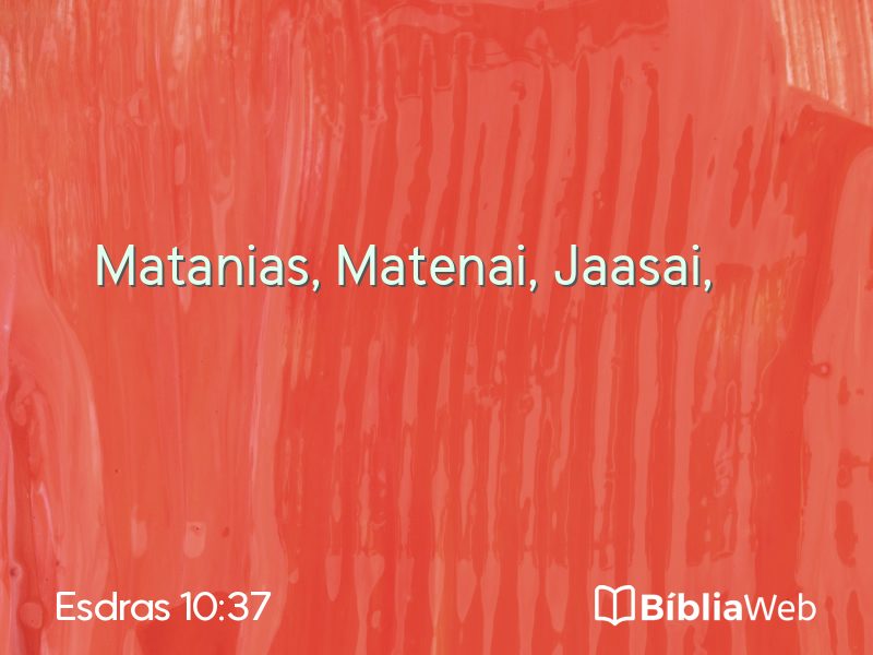 Esdras 10:37 em imagem para compartilhar