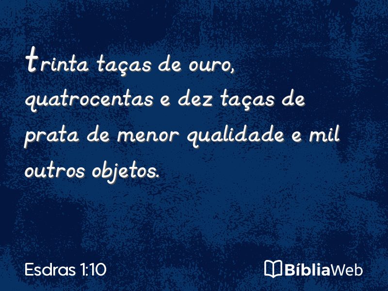 Esdras 1:10 em imagem para compartilhar
