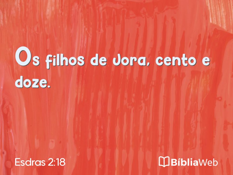 Esdras 2:18 em imagem para compartilhar