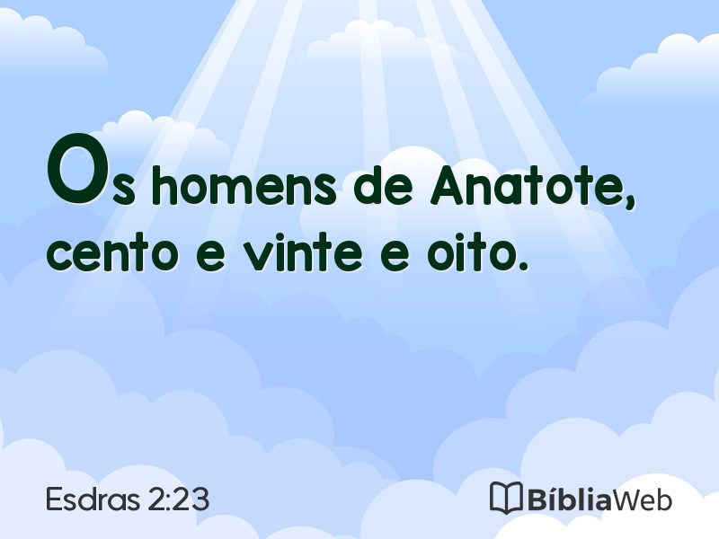 Esdras 2:23 em imagem para compartilhar