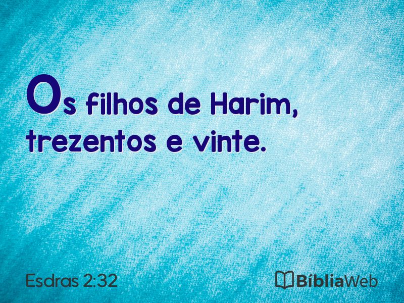Esdras 2:32 em imagem para compartilhar
