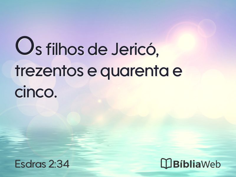 Esdras 2:34 em imagem para compartilhar