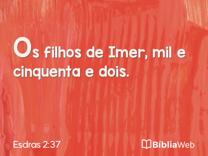Esdras 2:37 em imagem para compartilhar