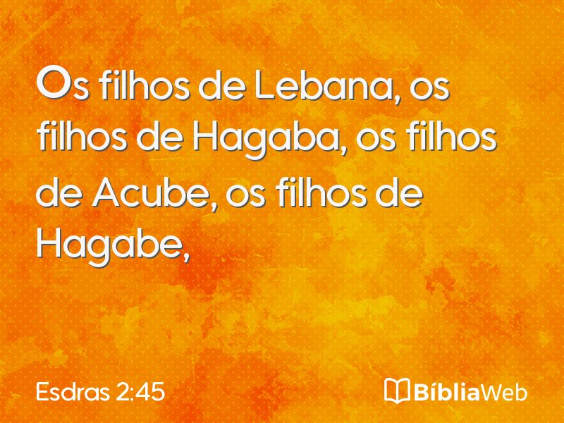 Esdras 2:45 em imagem para compartilhar