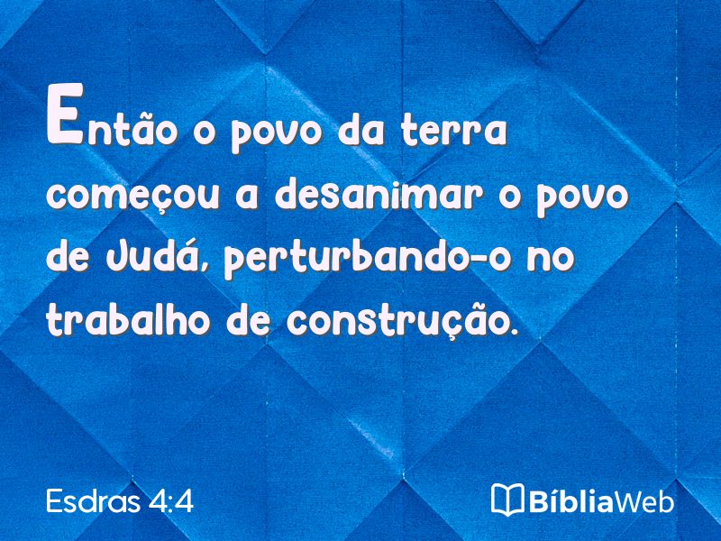 Esdras 4:4 em imagem para compartilhar