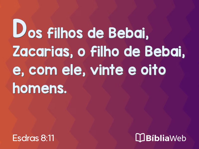Esdras 8:11 em imagem para compartilhar