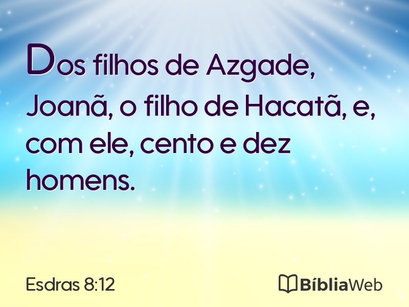 Esdras 8:12 em imagem para compartilhar