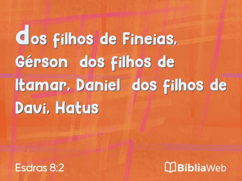 Esdras 8:2 em imagem para compartilhar