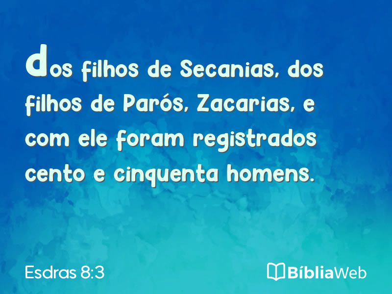 Esdras 8:3 em imagem para compartilhar