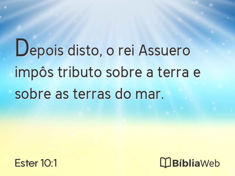 Ester 10:1 em imagem para compartilhar