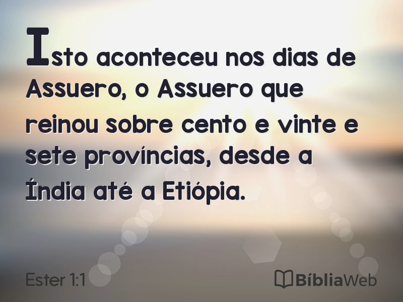 Ester 1:1 em imagem para compartilhar