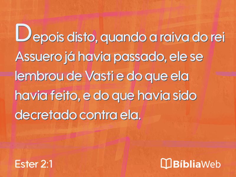 Ester 2:1 em imagem para compartilhar