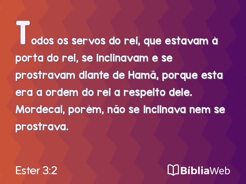 Ester 3:2 em imagem para compartilhar