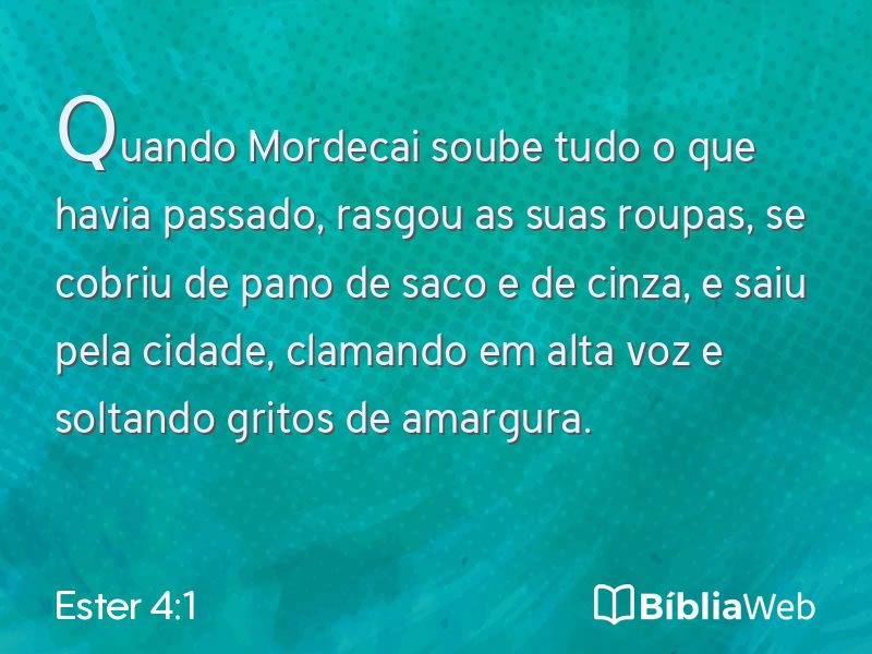 Ester 4:1 em imagem para compartilhar