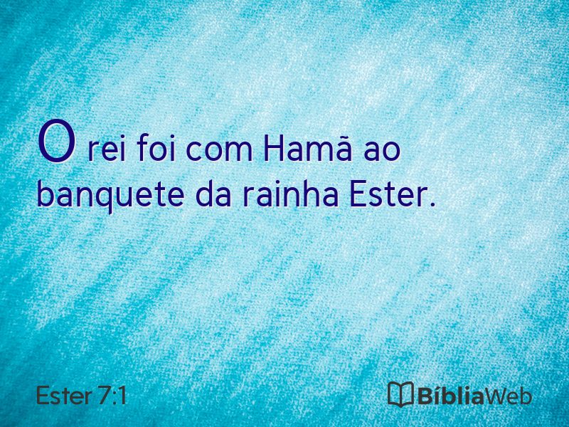Ester 7:1 em imagem para compartilhar