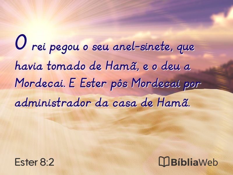 Ester 8:2 em imagem para compartilhar