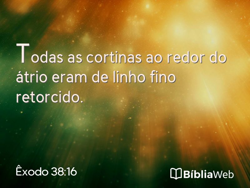 Êxodo 38:16 em imagem para compartilhar