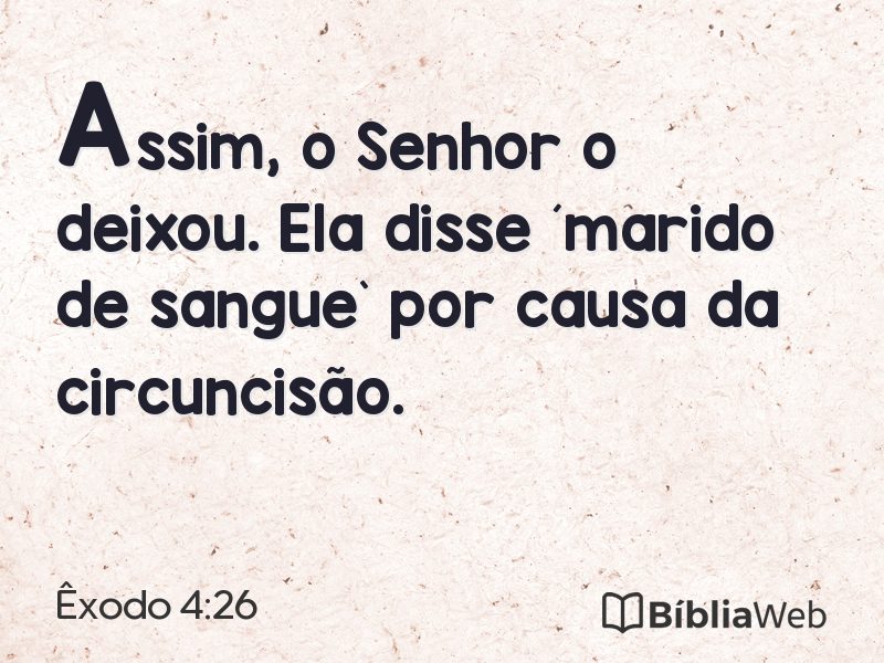 Êxodo 4:26 em imagem para compartilhar