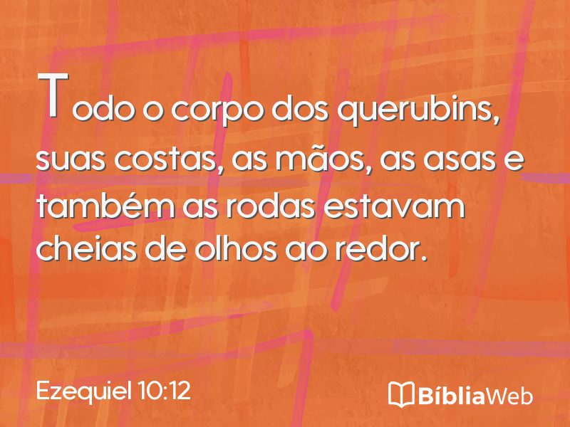 Ezequiel 10:12 em imagem para compartilhar