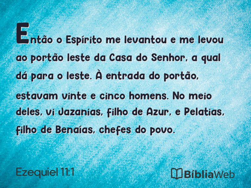 Ezequiel 11:1 em imagem para compartilhar