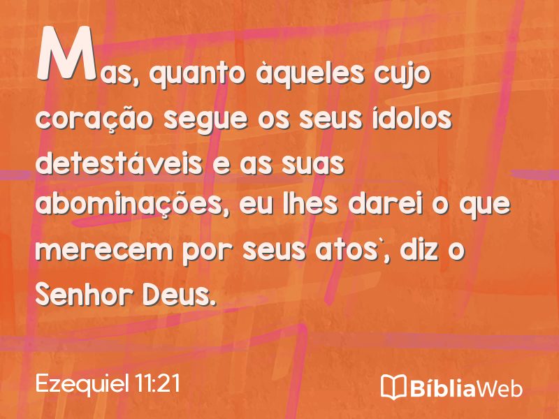 Ezequiel 11:21 em imagem para compartilhar