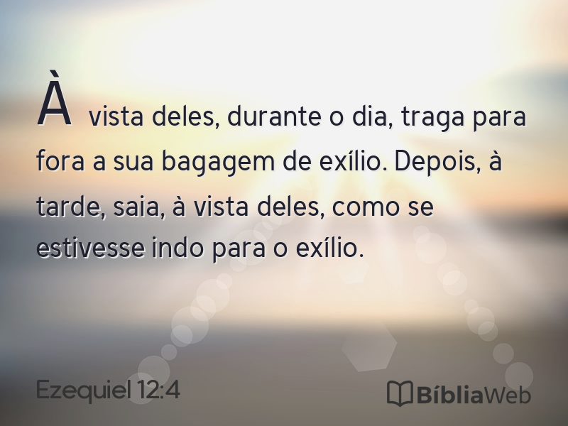 Ezequiel 12:4 em imagem para compartilhar