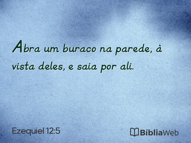 Ezequiel 12:5 em imagem para compartilhar