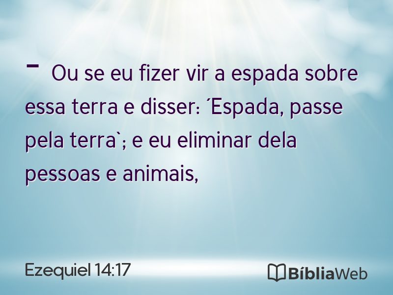 Ezequiel 14:17 em imagem para compartilhar