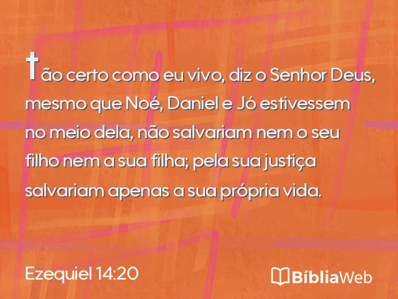 Ezequiel 14:20 em imagem para compartilhar