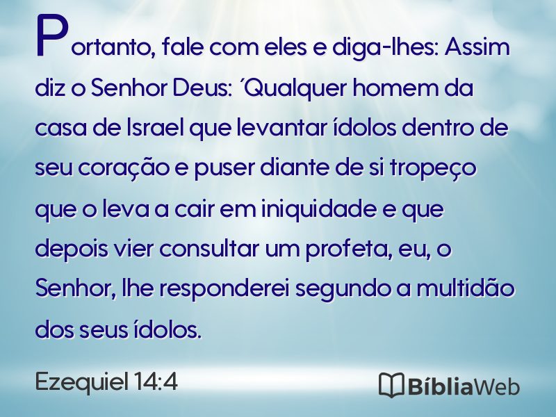 Ezequiel 14:4 em imagem para compartilhar