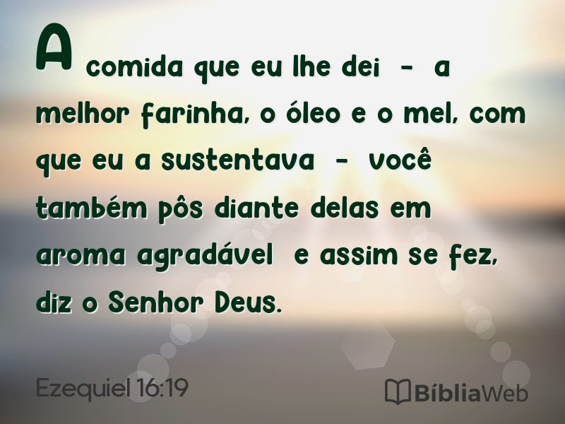 Ezequiel 16:19 em imagem para compartilhar