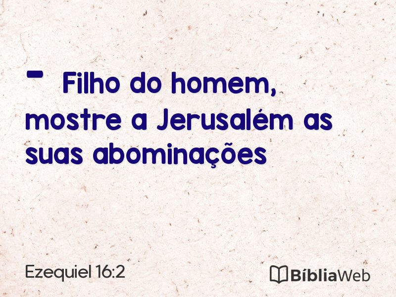 Ezequiel 16:2 em imagem para compartilhar