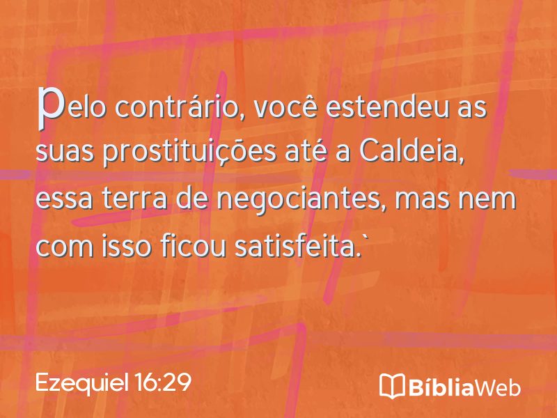 Ezequiel 16:29 em imagem para compartilhar
