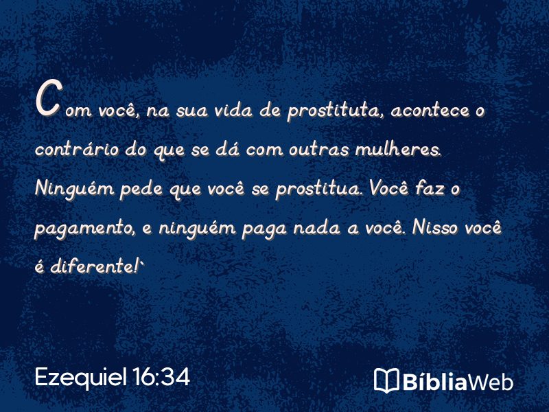 Ezequiel 16:34 em imagem para compartilhar