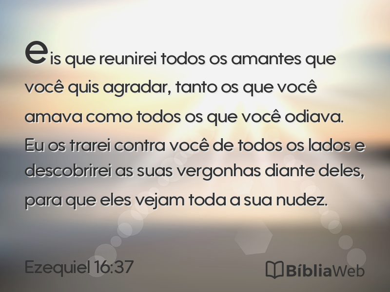 Ezequiel 16:37 em imagem para compartilhar