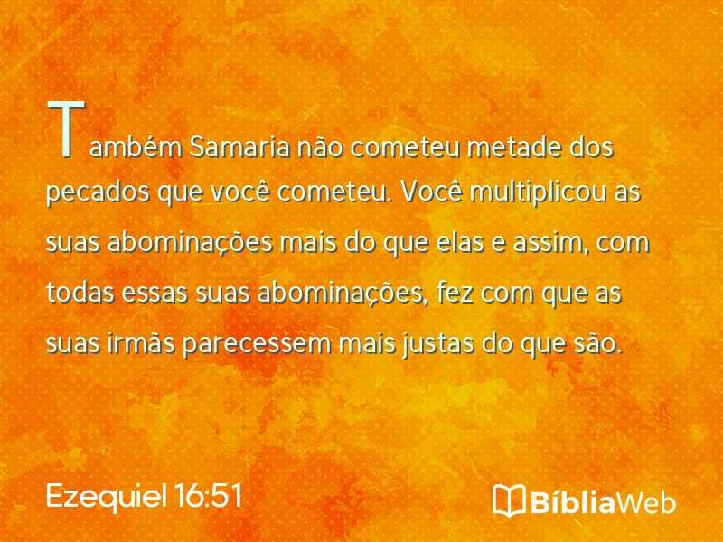 Ezequiel 16:51 em imagem para compartilhar