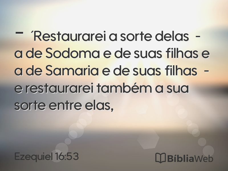 Ezequiel 16:53 em imagem para compartilhar