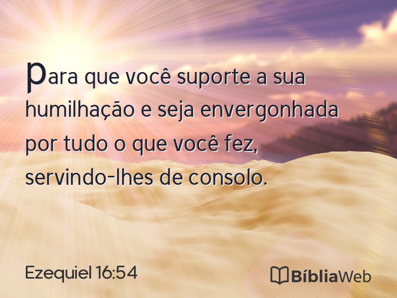 Ezequiel 16:54 em imagem para compartilhar