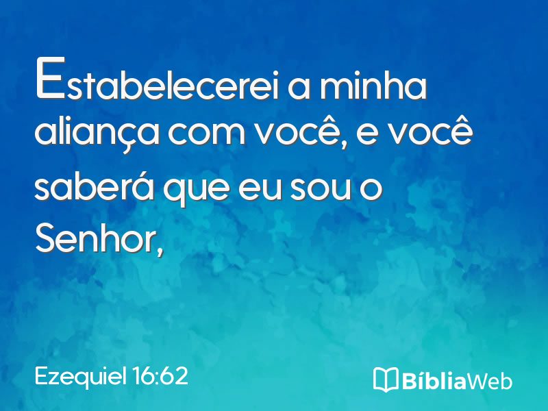 Ezequiel 16:62 em imagem para compartilhar